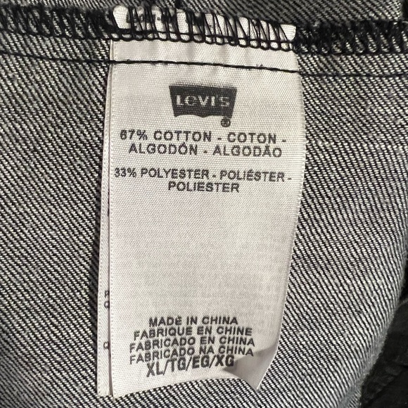 Levi’s Men’s Black Denim Trucker Jacket - Picture 4 of 8